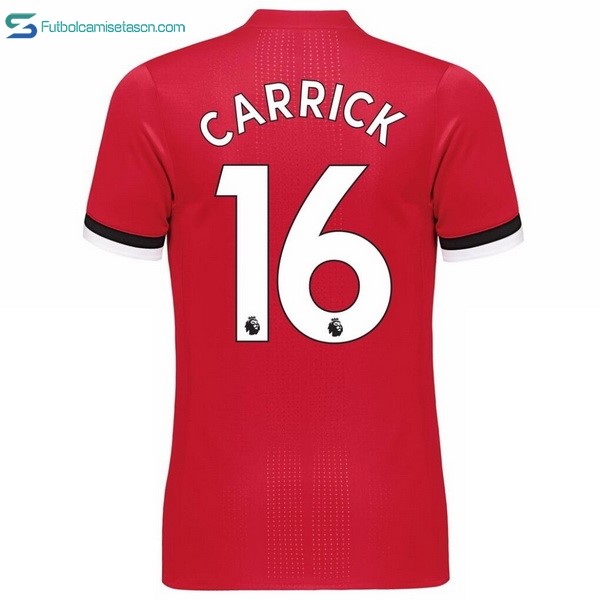Camiseta Manchester United 1ª Carrick 2017/18